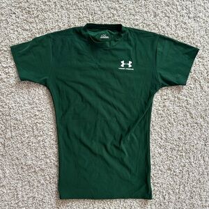 Under Armour Green Short Sleeve Compression Tee